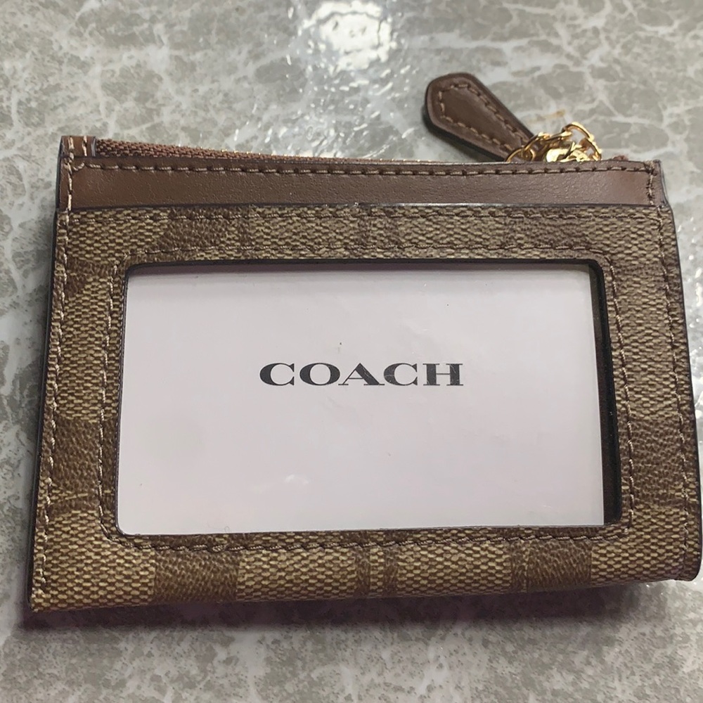 Coach card holder